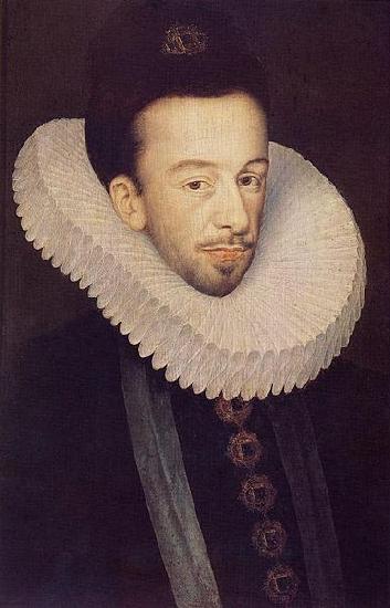 Francois Quesnel Portrait of Henri Valois.